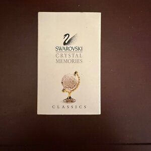 Swarovski Crystal Memories Classics Globe Miniature Decor NIB